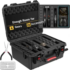 18" Hard Shell Storage Case for Hunting Equipment, Waterproof & Shockproof