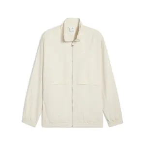 PUMA Mens Style Windbreaker Athletic Outerwear Casual - Off White PUMA Mens Style Windbreaker Athletic Outerwear Casual - Off White