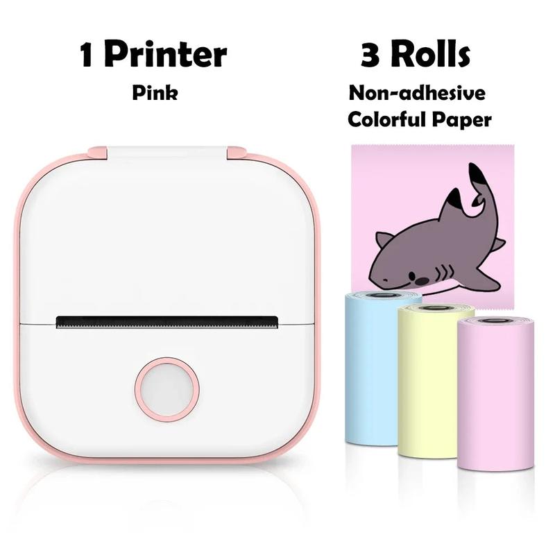 Phomemo T02 Mini Thermal Printer Wireless Pocket Printer for DIY, Journal, Student Birthday Gift - Green Sticker Bluetooth Portable toy