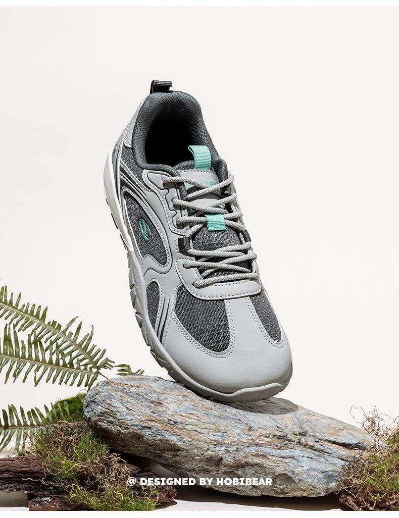 HOBIBEAR Spring/Autumn Women's Training Shoes Breathable Woven Fabric Sneakers with Wide Toes - Comfortable Outdoor Versatile Flats