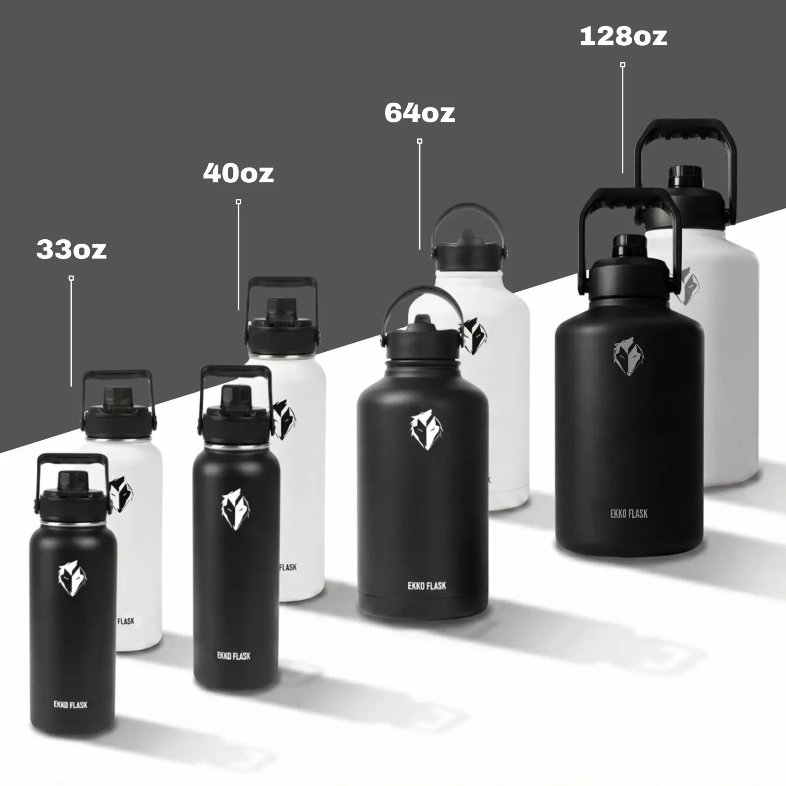 EKKO Flask Insulated Water Bottle