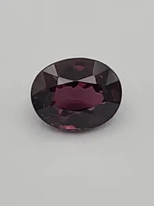 1.69ct ETW Red/Purple Spinel Gemstone - Oval Cut