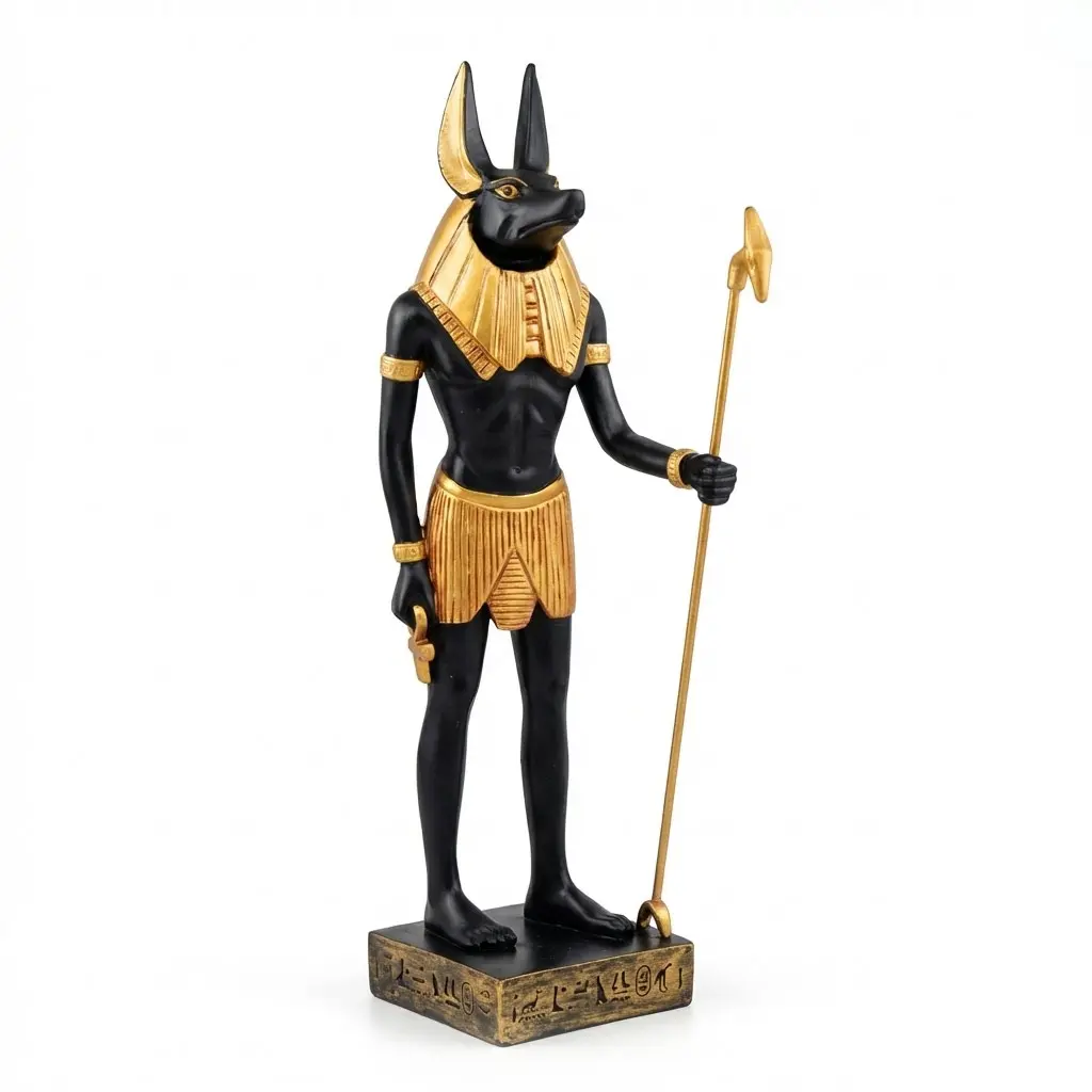 Anubis Statue 12 Inch Guardian of the Afterlife Egyptian God Figure