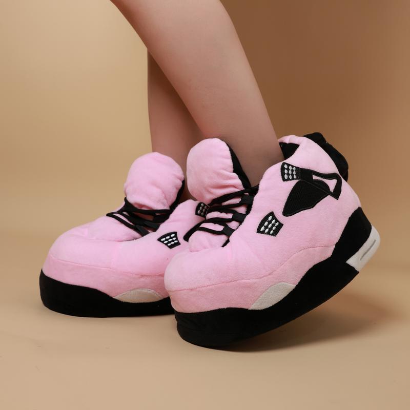 Warm Sneaker Slippers, Women Fashionable Home Shoes Soft Comfortable House Slipper One Size Footwear Girl