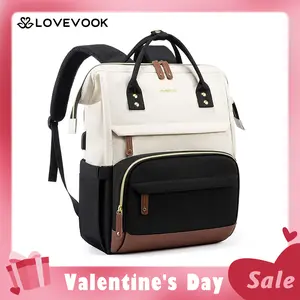 【Valentine's Day Gift】LOVEVOOK 15.6-17.3 Laptop Backpack for Women, Backpack Purse for Girls with Anti-Theft Pocket, Nurse and College TikTokShopJumpstartSale
