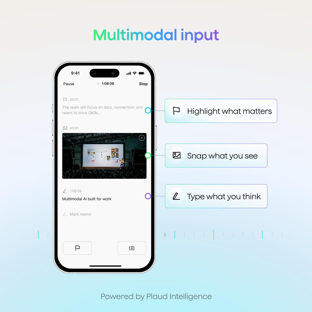Plaud NotePin / NotePin S Wearable AI Voice Recorder, One-Touch Clip Recording, AI Transcription for Meetings, Interviews & Daily Work, Useful Gadget & Gift for Him or Her