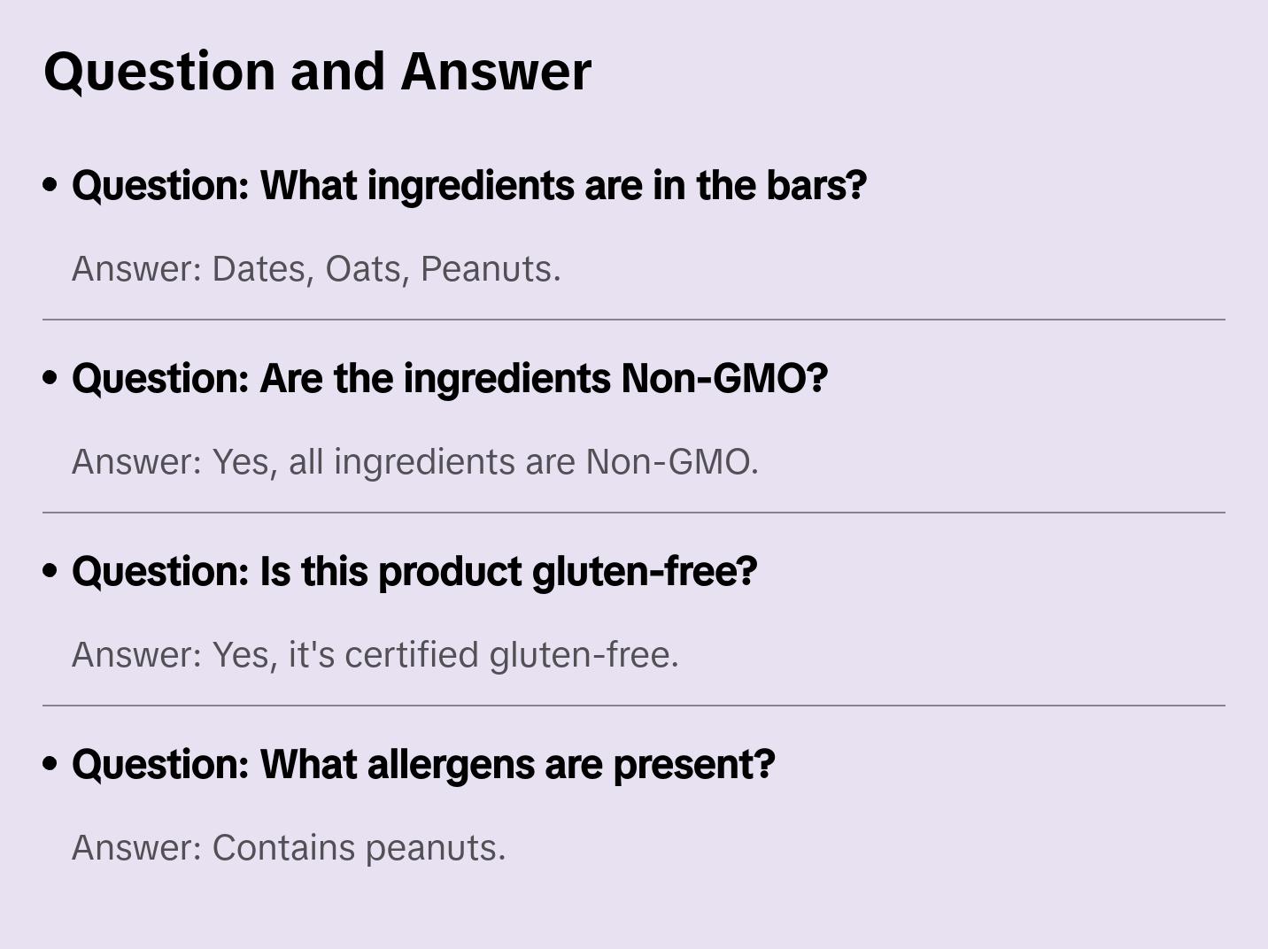 Peanut Butter Energy Bar 10 PACK