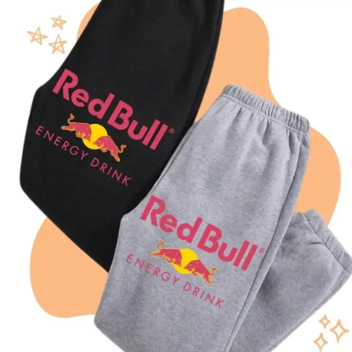 Vintage Red #bulll Sweatpants,Redbull Lover, Red #bulll Funny Sweatpants For Men, Sweater For Women Men, Trendy Top Sweatpants, Unisex Cotton Graphic Casual Sweatpants, Gift For Fan, Men and Women, Best Gift SS O