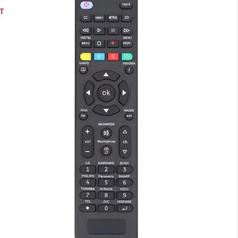 Universal TV Remote Control Compatible with LG Samsung Philips Sharp Vizio TCL JVC Hisense and Other Brands for Smart TVs