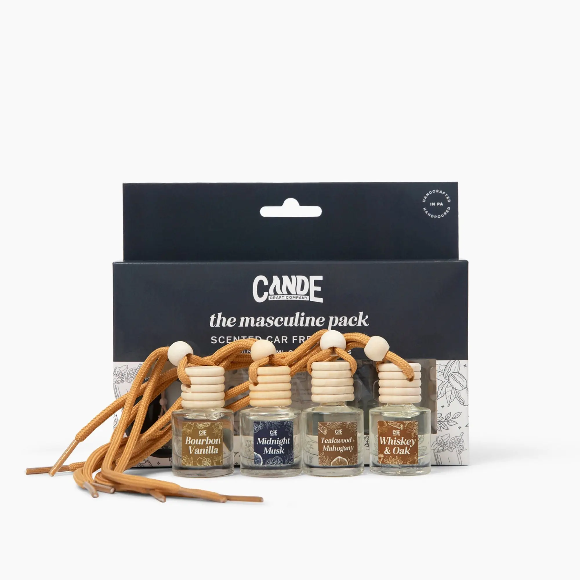 Scented Car Freshener Bundles - Car Aromatherapy, Vehicle & Interior Accessories, Multi Unique Scents Including Citrus, 8ml Each