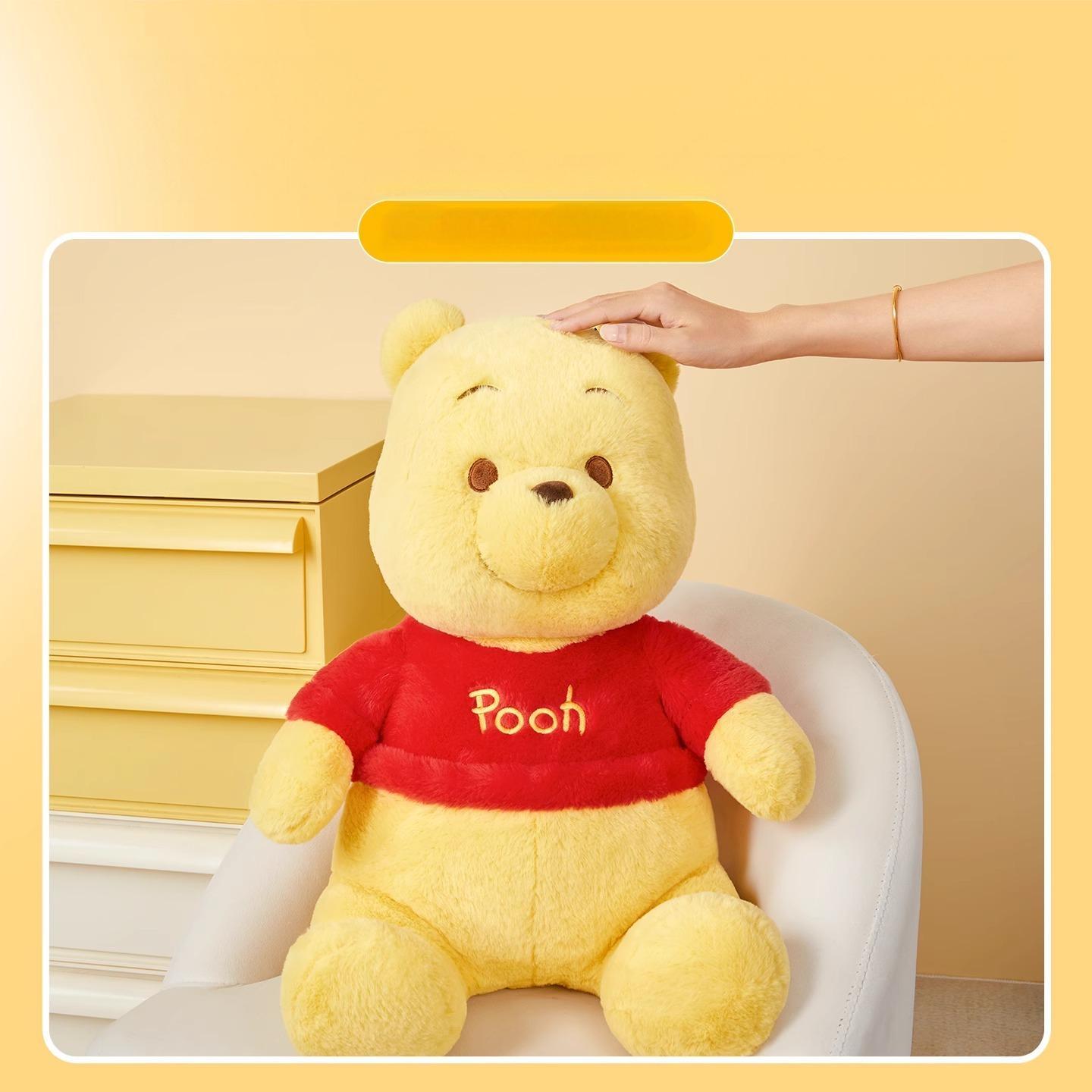 Disney Winnie the Pooh Series Basic Sitting Doll - Large Disney Winnie the Pooh Cute Plush Sleep Pillow, a Great Gift for Boys or Girls