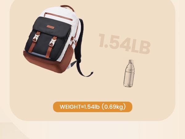 LOVEVOOK School Backpack for Teen Girls，Casual School Backpack 14-18 Teenage 15.6-16 Inch Laptop Bookbag, Cute Big Student Laptop Backpack for College Women Middle High School Travel Daypack, black