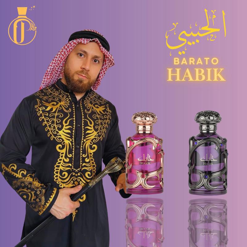Habibi Barato | Lattafa Habik Bundle | Eau De Parfum | 3.4 oz - 100 ml | Warm Spicy - Aromatic & fresh spicy Notes