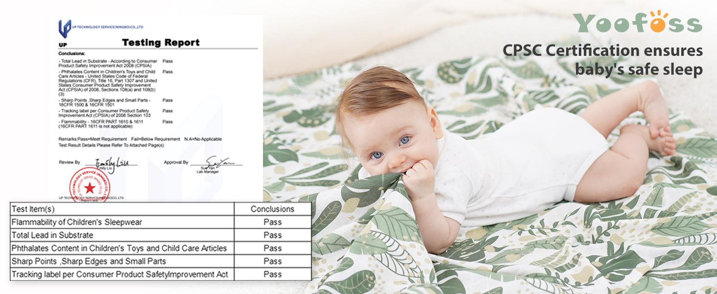Yoofoss Muslin Swaddle Blankets – 4-Pack Receiving Blankets for Baby Boys and Girls, 47 x 47 inches, Neutral Swaddle Wrap made of 70% Rayon from Bamboo and 30% Cotton