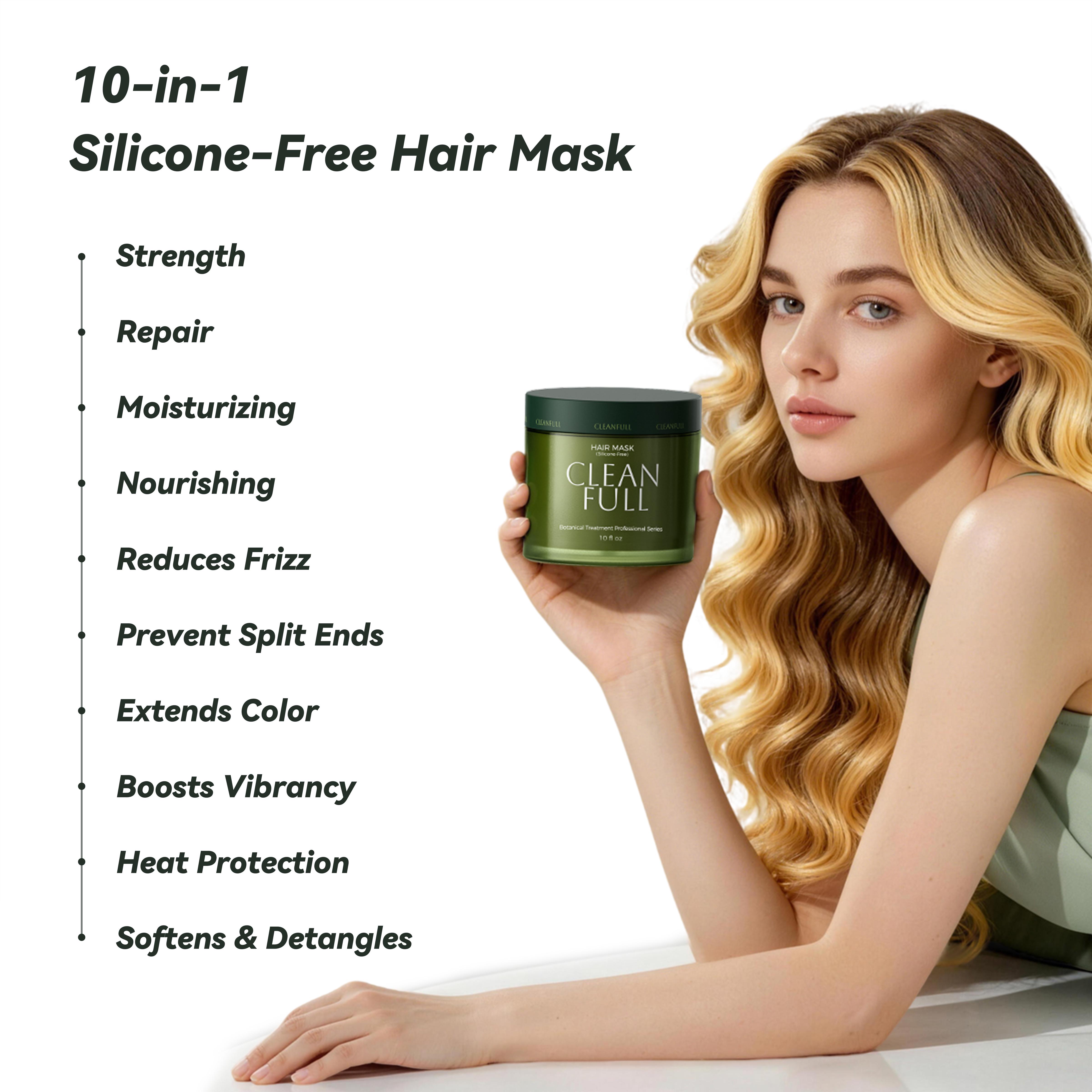 Detangle Ultra Smoothing Hair Mask, Sensitive Scalp, Silicone Free for for All Hair Types and Curls Shining Hair Deep Repair Hydration Moisturize SpringStatements