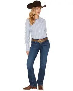 Ariat Women's Perfect Rise Stretch Abby Straight Mackenzie Jeans - 10036814