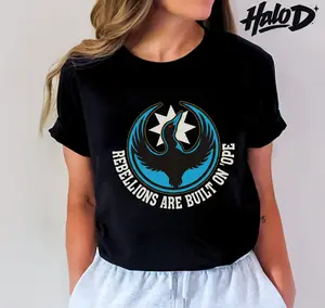 Rebellions Are Built On Hope Shirt - Minnesota Rebel Alliance, Rebel Bird Graphic Unisex Cotton Tee Sci Fi Parody Meme Shirt