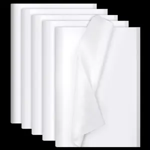 Phinus 140 Sheets White Tissue Paper, 14 X 20 Inches Tissue Paper Bulk, Wrapping Tissue Papers for Weddings Birthday DIY Project Arts Craft Decor
