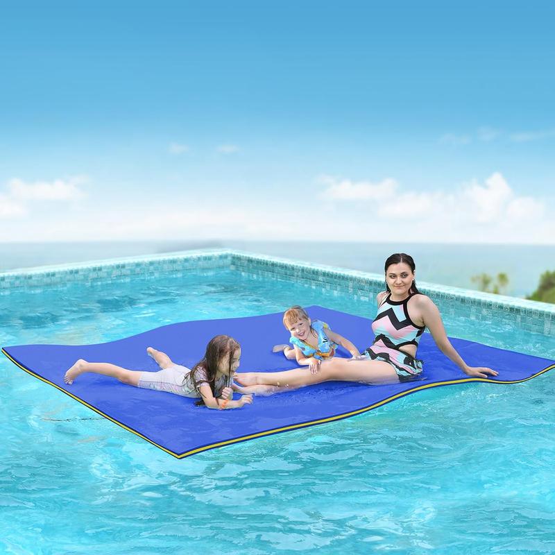 WARMOUNTS Floating Water Mat - 7/8/9/13 FT Lily Pad Floating Mat, 3-Layer Tear-Resistant XPE Foam Floating Pad for Multiple Users, Water Floating Mat for Pool, Lake, Ocean, Boat, Beach, River WARMOUNTS Floating Water Mat - 7/8/9/13 FT Lily Pad Floating Mat, 3-Layer Tear-Resistant XPE Foam Floating Pad for Multiple Users, Water Floating Mat for Pool, Lake, Ocean, Boat, Beach, River