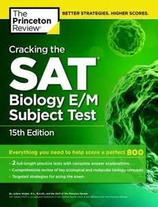 USED-Cracking the SAT Biology E/M Subject Test, 15th Edition (College Test Preparation) by Princeton Review (Paperback)