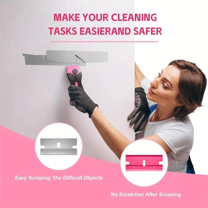 Multi functional cleaning shovel tool, ergonomically designed, suitable for paint scrapers on glass, stickers, tones, stickers, labels, sealants, adhesives