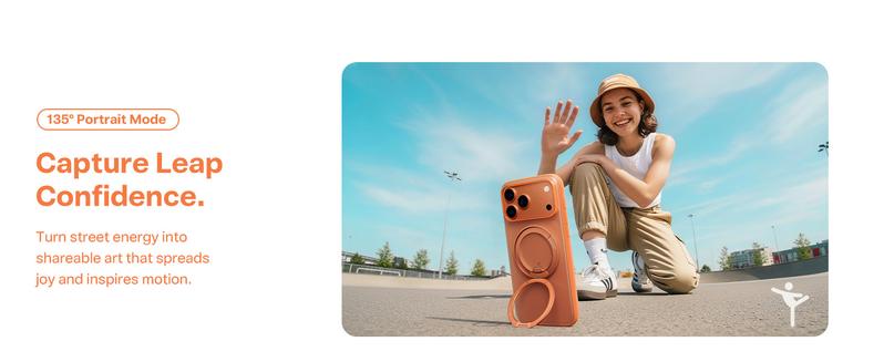 TORRAS OStand Fitness 360° Rotating Magnetic Stand for iPhone 17/16/15 Pro Max Case, [MagSafe Compatible] [Military-Grade Protection][Enhanced Grip & Slim]