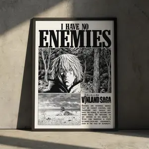 Vinland Saga Thorfinn Anime Poster - Viking Manga Art Print - Thorfinn Karlsefni Wall Decor - Unframed Medieval Seinen Aesthetic Art - Gift for Vinland Saga Fans