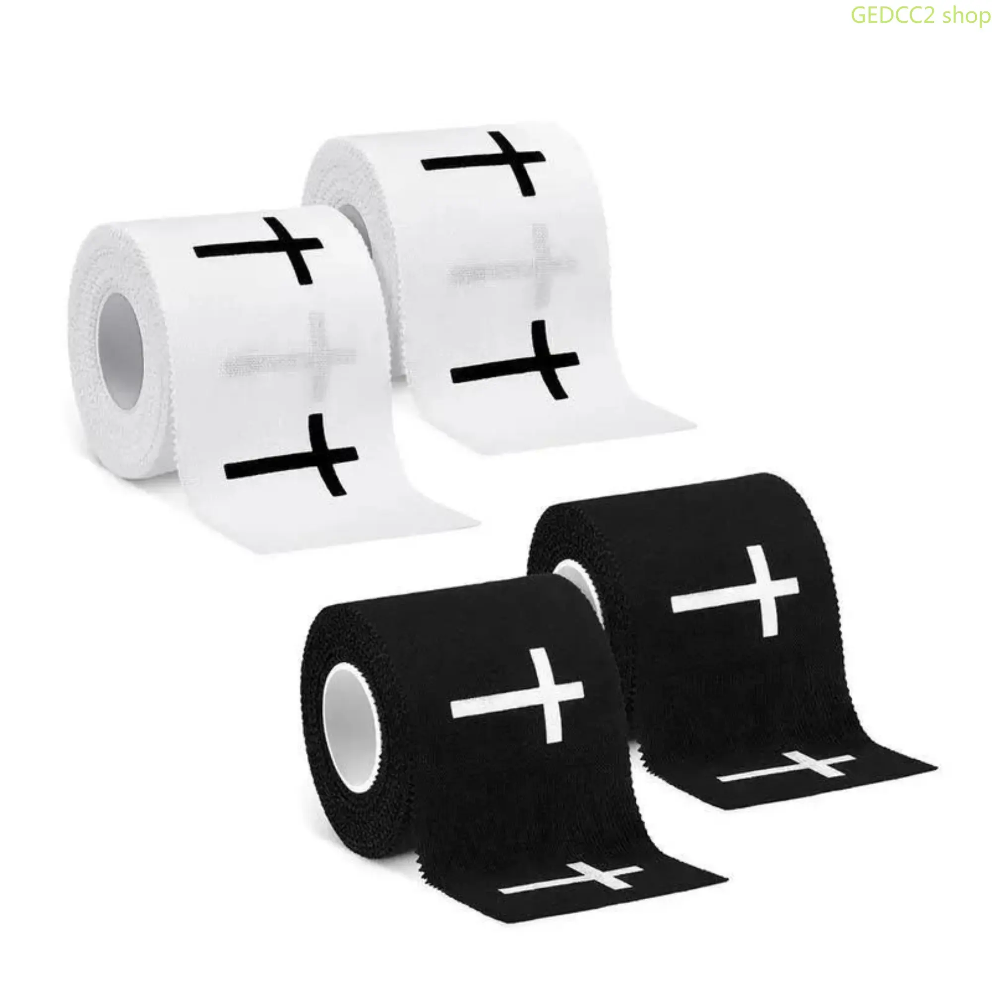 Christian Cross Print Boxing Hand Wraps - 2 In Wide Cotton Athletic Tape, 23 Ft Long for Wrist/Finger Support, Boxing Training Gear for Gym/Workout