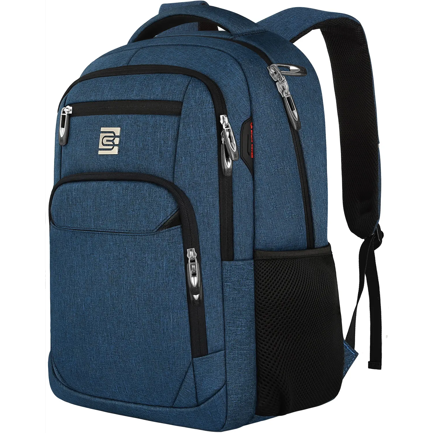 Bruno Cavalli Travel Laptop Backpack - Anti-Theft, Slim, Durable, Waterproof Computer Bag with Fixed Shoulder Strap, Fits 15.6 Inch Laptop for Men & Women (College, Business Travel Use),summerwins Traveling Bag tiktokshopbacktoschool