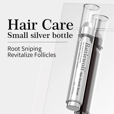 Battle Wolf 20ml Rosemary Haircare Serum - Unisex Adult Scalp Care Treatment, Anti-Hair Loss, Root Strengthening, Anti-Dandruff, Nourishing Natural Organic Formula for Oily, Color and Chemically Treated Hair