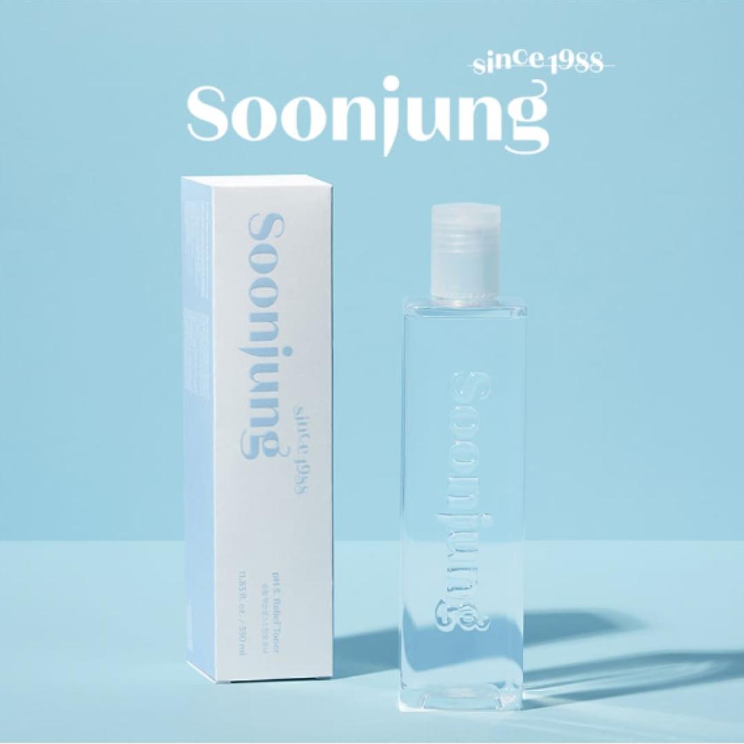 [ETUDE Official] Soonjung pH5.5 Relief Toner 11.8 fl oz (350ml) | Soothing & Hydrating Formula | Skin Barrier Protection | pH-Balanced | For Sensitive Skin