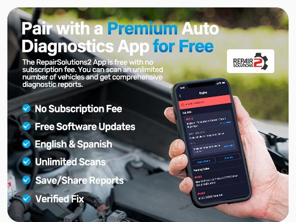 BLCKTEC 420X OBD2 Scanner Diagnostic Tool, Read and Clear Check Engine Light, Car Code Reader for All OBDII Cars 1996 and Newer, Comes with Bluetooth Topnotch App On iOS & Android