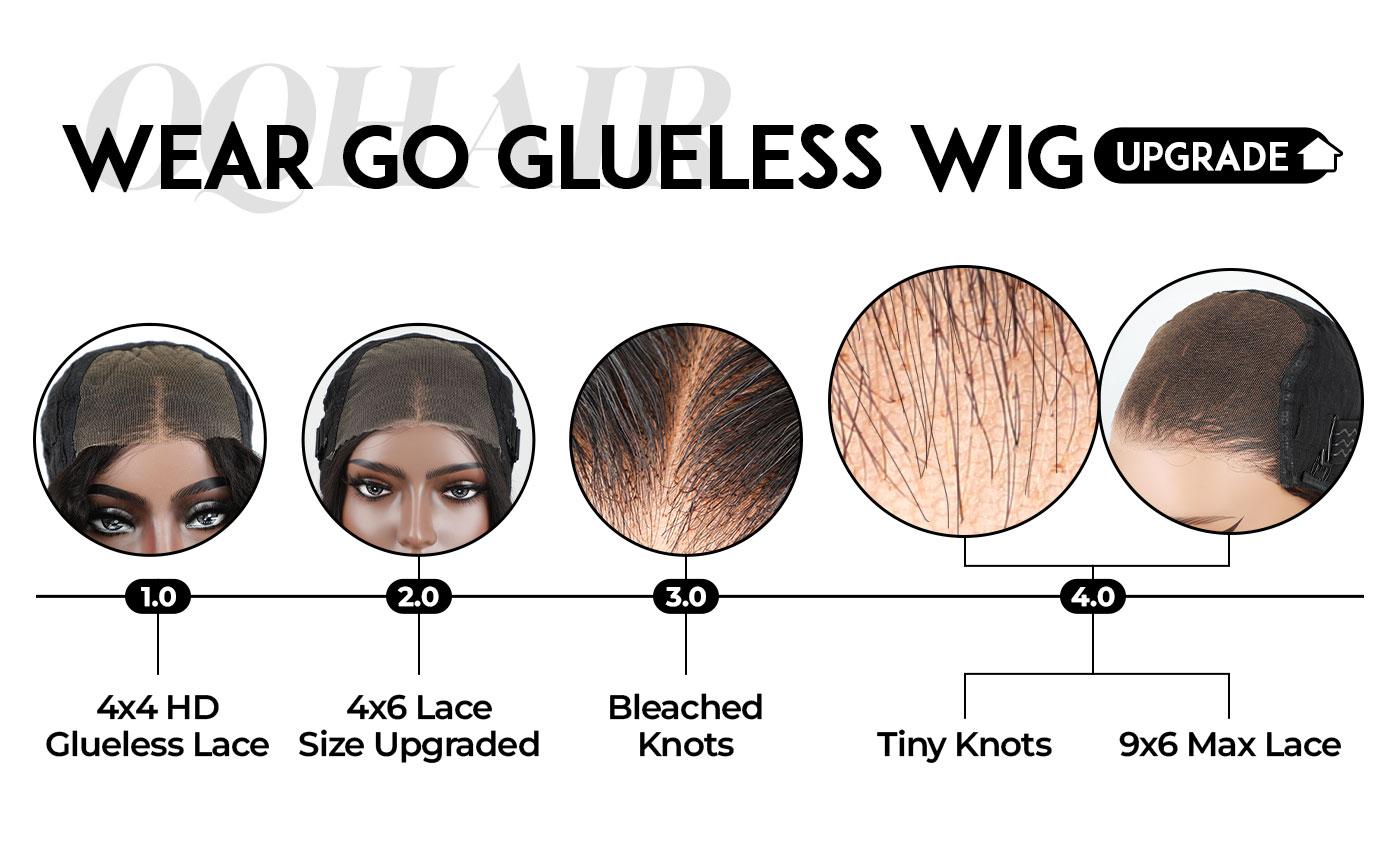 OQ HAIR Face-Framing Layered Cut Body Wave Wig M Cap 9x6 Wear Go Glueless Wig Human Hair Plucked With Natural Hairline #TikTokShopBlackFriday