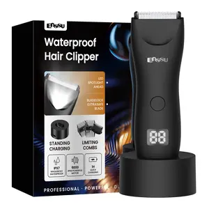 Professional shaver for men Adult Body Hair Clippers electric shave  waterproof USB Rechargeable for  men black hair trimmer Comfort Grooming Tool Barber Kit Electricshaver