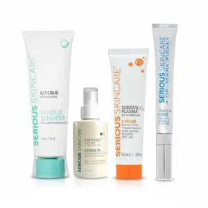 Serious Skincare John’s Personal Over 60 Regimen – Anti-Aging Skincare Set with Cleanser, Serums & SPF