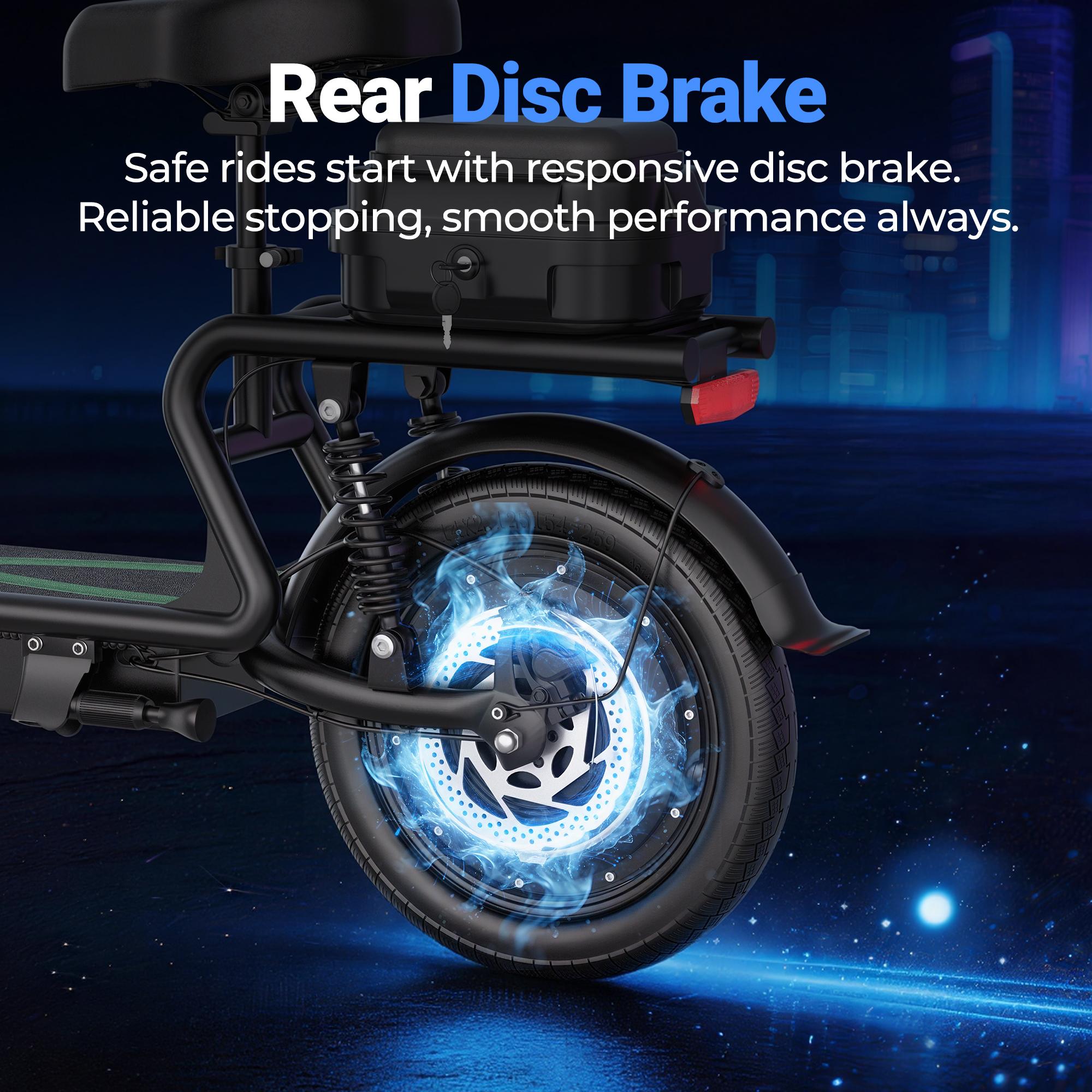 500W Electric Scooter with Seat & Storage – 22MPH, Foldable for Adults & Kids, Perfect for Family Rides ‍‍