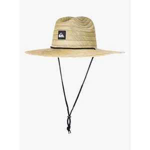 Pierside Straw Lifeguard Hat - Natural