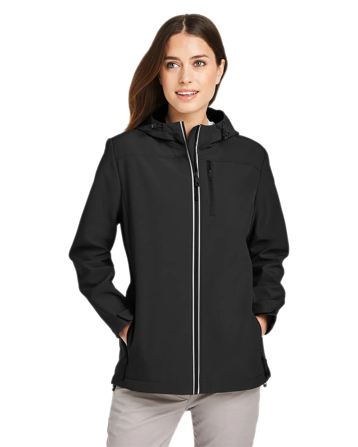 Nautica Ladies' Wavestorm Full-Zip Softshell Jacket Comfort Womenswear