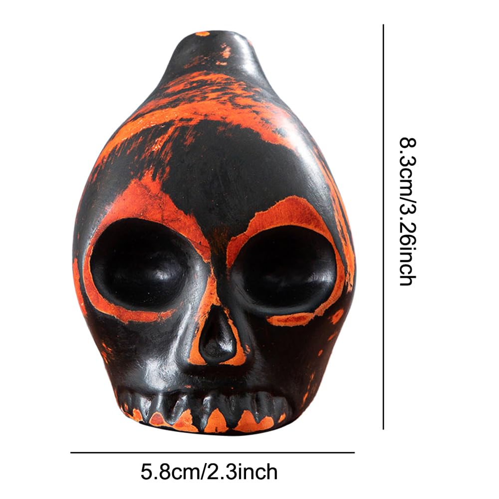 Aztec Death Whistle, Skull Type, Human Sounding Screams Whistle, Outdoor Screaming Whistle, Screaming Whistle for Halloween