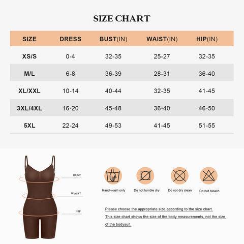 FeelinGirl Backless Low Scoop Back Mid-Thigh Bodysuit Fit Comfortable Womenswear All-In-One Bike Short Shapewear