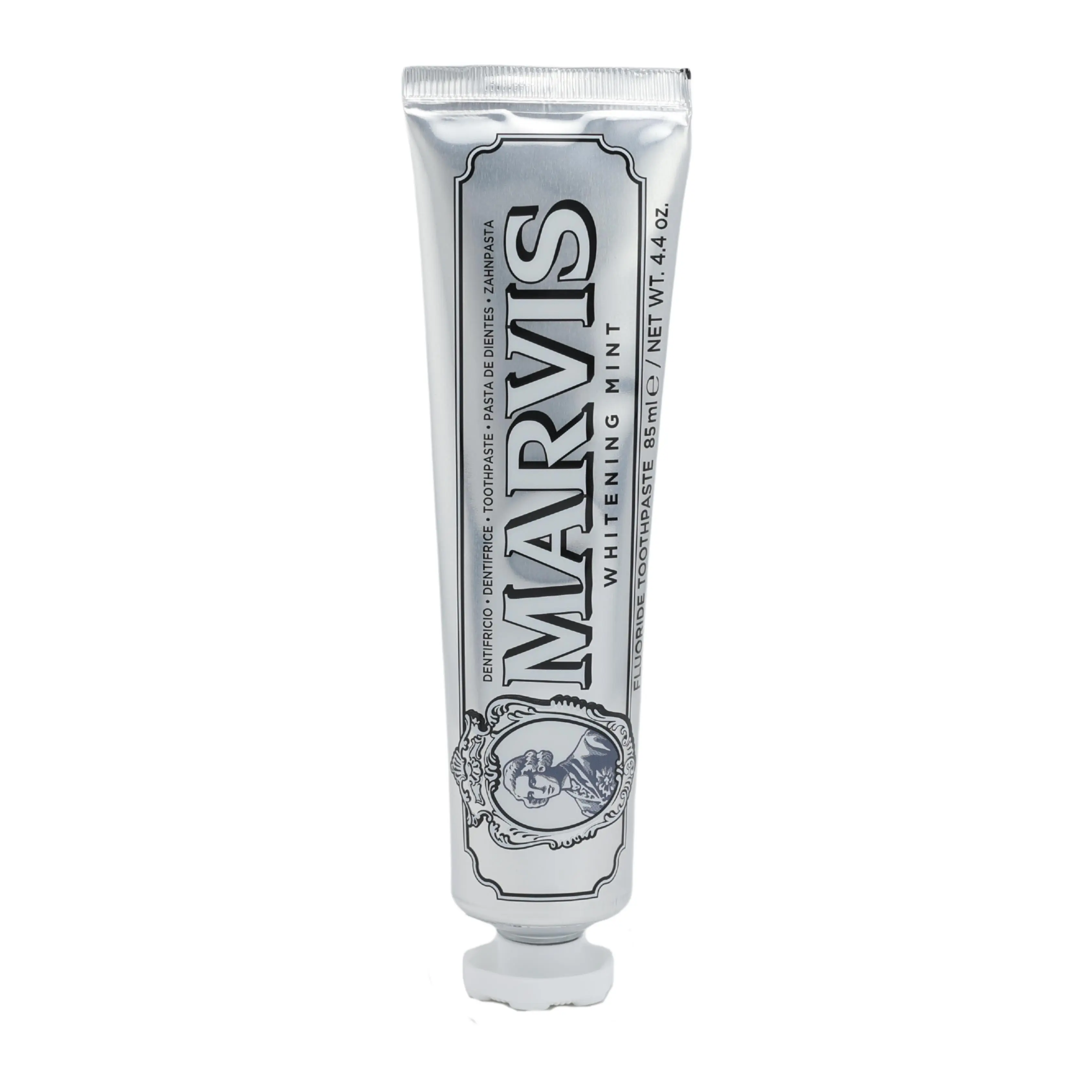 Marvis Whitening Mint Toothpaste - 3oz Brightening Toothpaste, Long-Lasting Freshness, Cavity-Preventing Oral Care Product, Fresh, Prevents Cavities, Scented, Plaque Removal, Tartar Control, Daily Care, Cavity Prevention