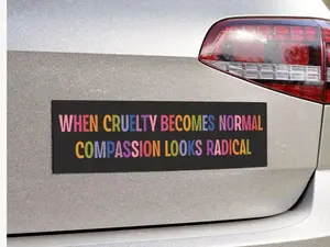 When Cruelty Becomes Normal, Compassion Looks Radical Magnet, Anti Trump, Abolish ICE