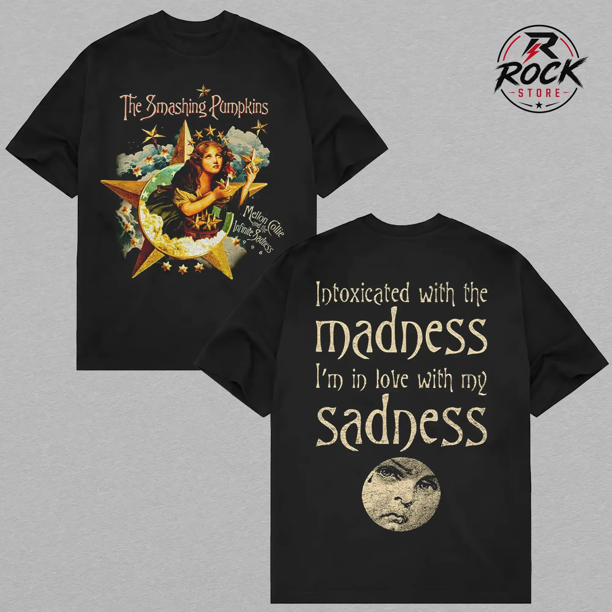 Smashing Pumpkins Band T-Shirt, Vintage Alternative Rock Tee, Unisex Band Shirt, Retro Music T-Shirt, Rock Music Lover Tee, Casual Men's & Women's Shirt