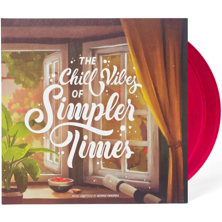 iam8bit Simpler Times Double LP Vinyl Soundtrack Album - Collectibles Art, Vinyl Disc, Audio Journey, Chill Vibes