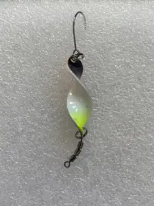 Pasta spoon yellow white orange black