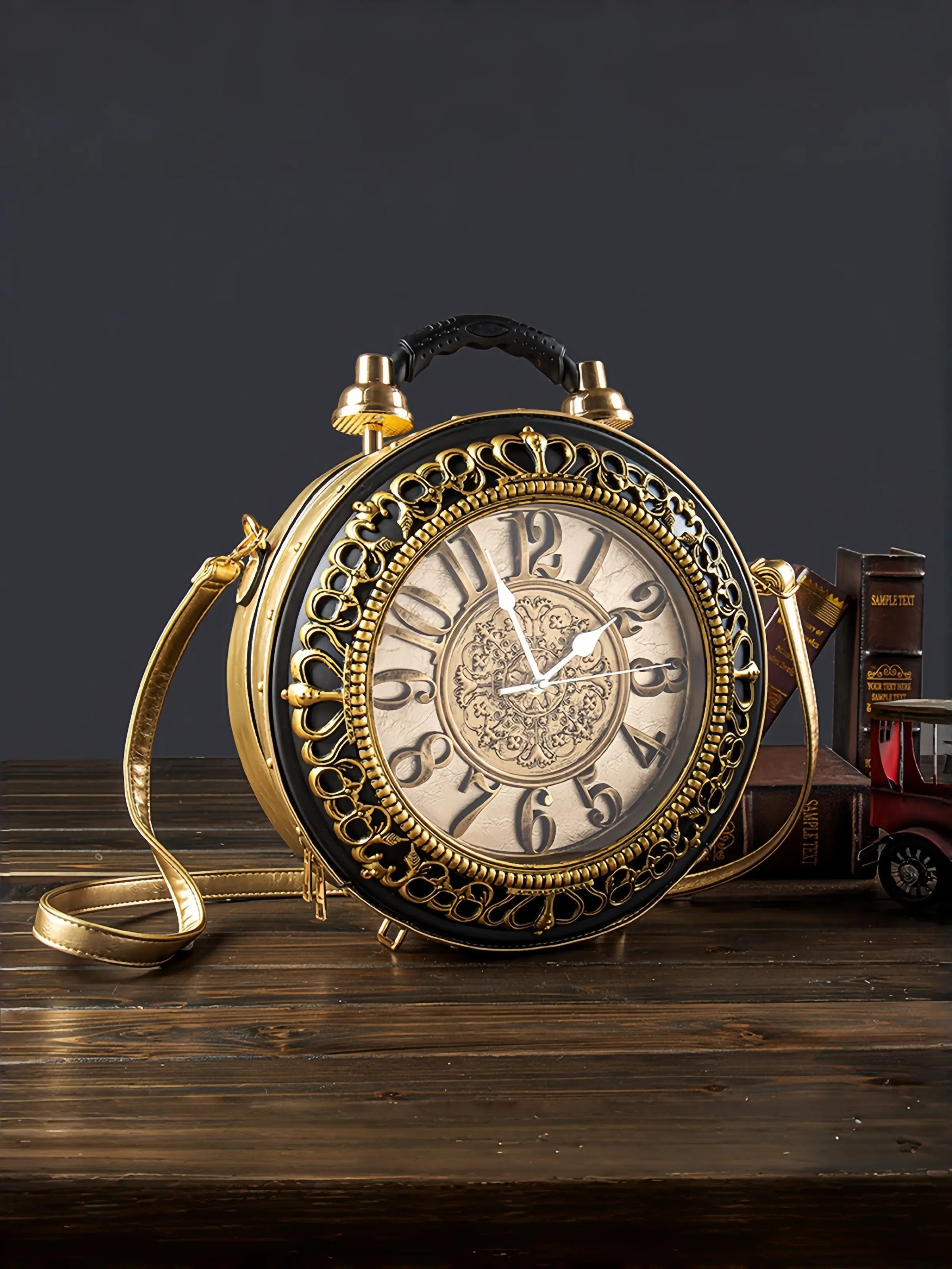 Vintage Watch Bag, Creative Handbag, Unisex Shoulder Crossbody Bag, New Retro Style, Suitable for Women, Can Be Used as Wallet, Fashionable Crossbody Bag, Fashionable Patterned Bag, Fashion Crossbody Bags