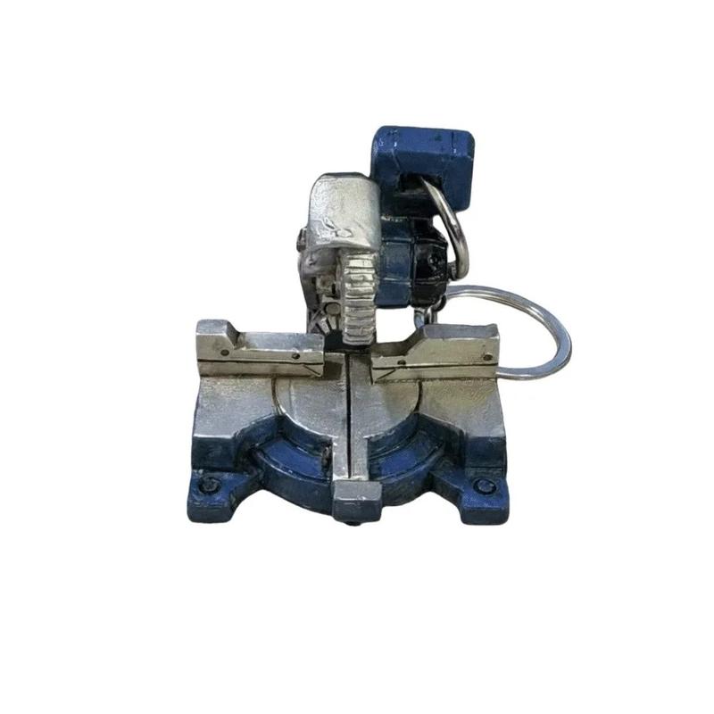 Stainless Steel（High Quality) Portable Chainsaw Keychain Ring Bag Charm Portable Angle Grinder Keychain Handheld Pruning Chainsaws