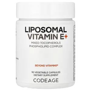 Codeage Liposomal Vitamin E+, 90 Vegetable Capsules