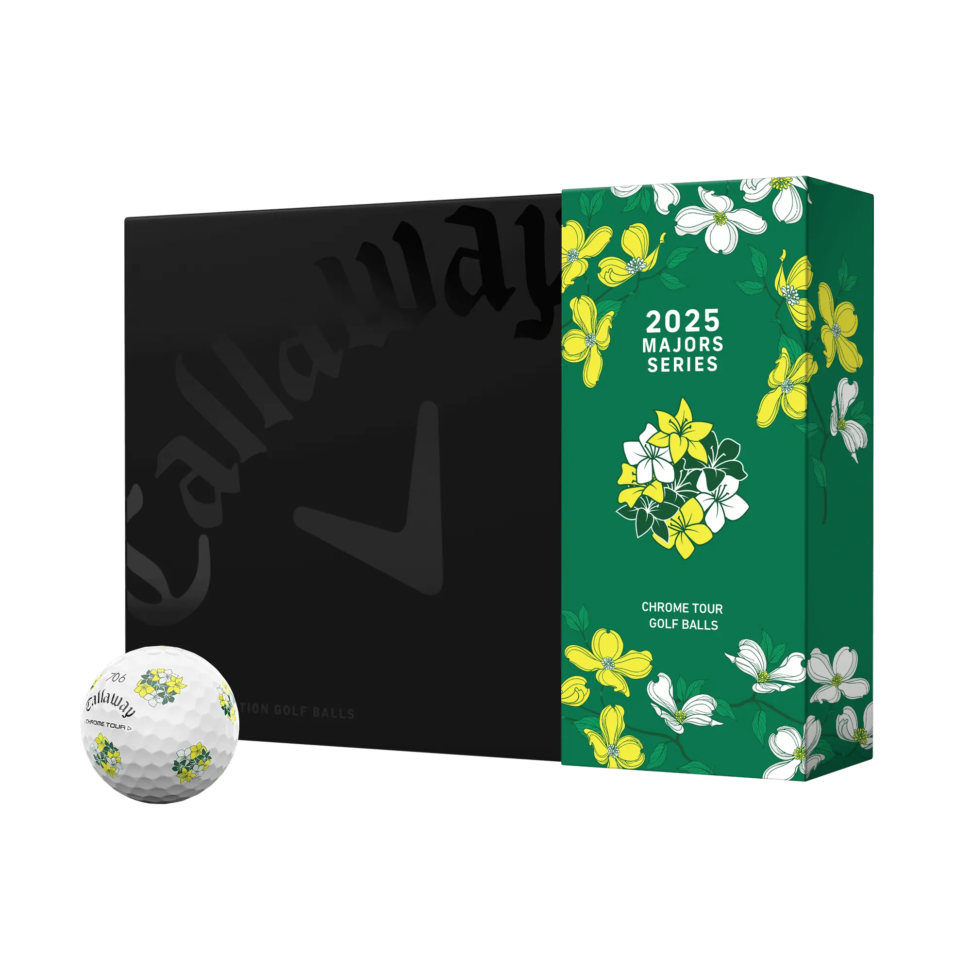Callaway Chrome Tour Major Series April Major '25 White Golf Balls