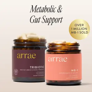 Arrae Gut Reset Duo | 3-in-1 Prebiotic, Probiotic, Postbiotic w/ Immunoglobulin + Natural Energy & Overall Health Support | Dietary Supplements